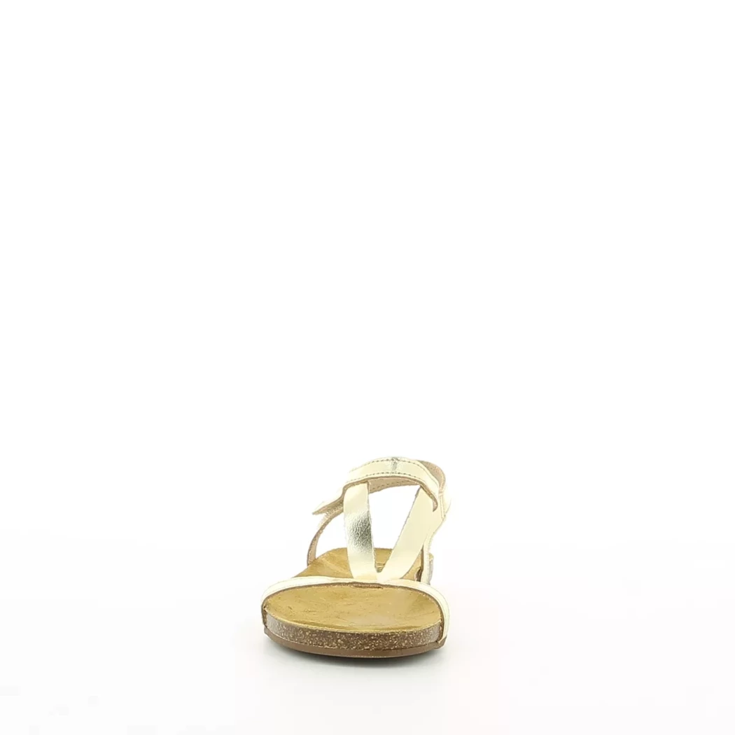 Image (5) de la chaussures Simplement B - Sandales et Nu-Pieds Or / Bronze / Platine en Cuir
