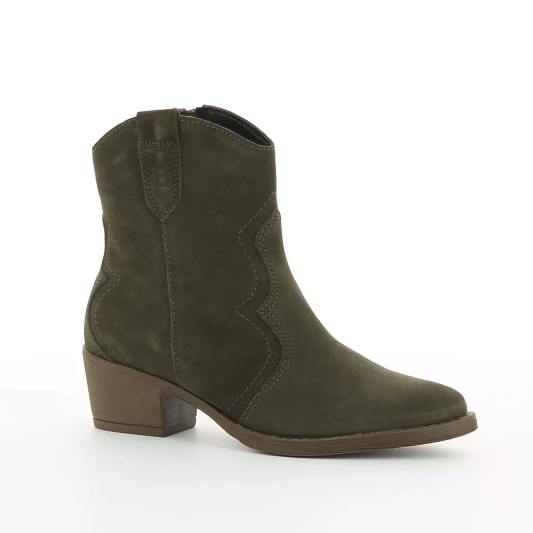 Image (1) de la chaussures Tamaris - Boots Vert en Cuir nubuck