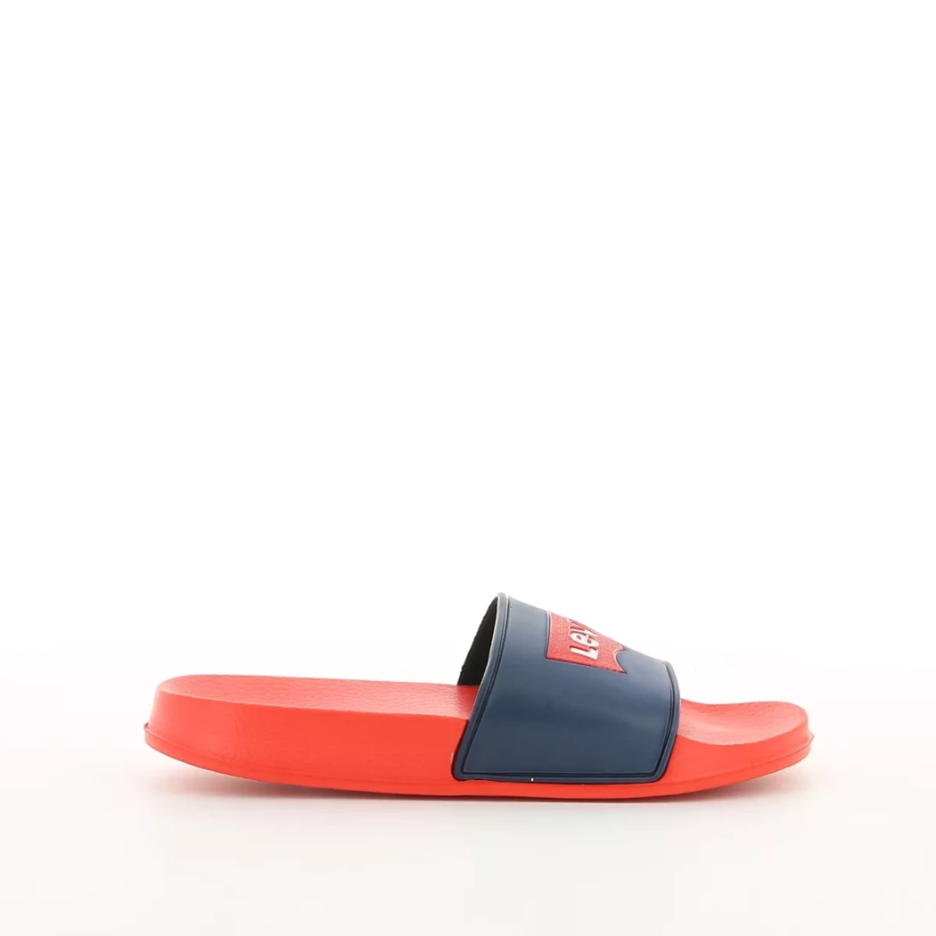 Image (2) de la chaussures Levi's - Tongs et Plage Rouge en Caoutchouc