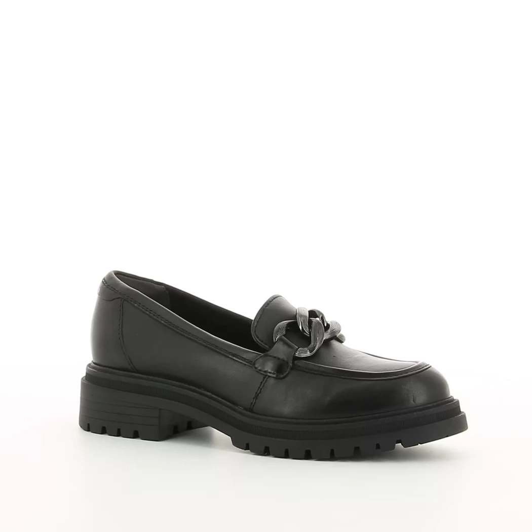 Image (1) de la chaussures Tamaris - Mocassins Noir en Cuir