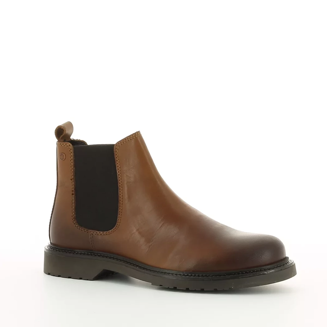 Image (1) de la chaussures Jack & Jones - Boots Cuir naturel / Cognac en Cuir