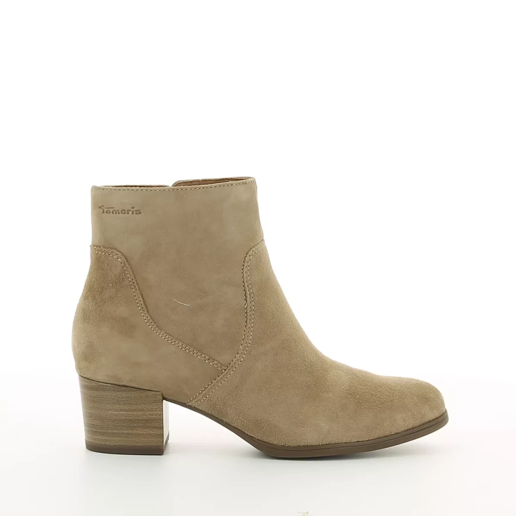 Image (2) de la chaussures Tamaris - Boots Taupe en Cuir nubuck