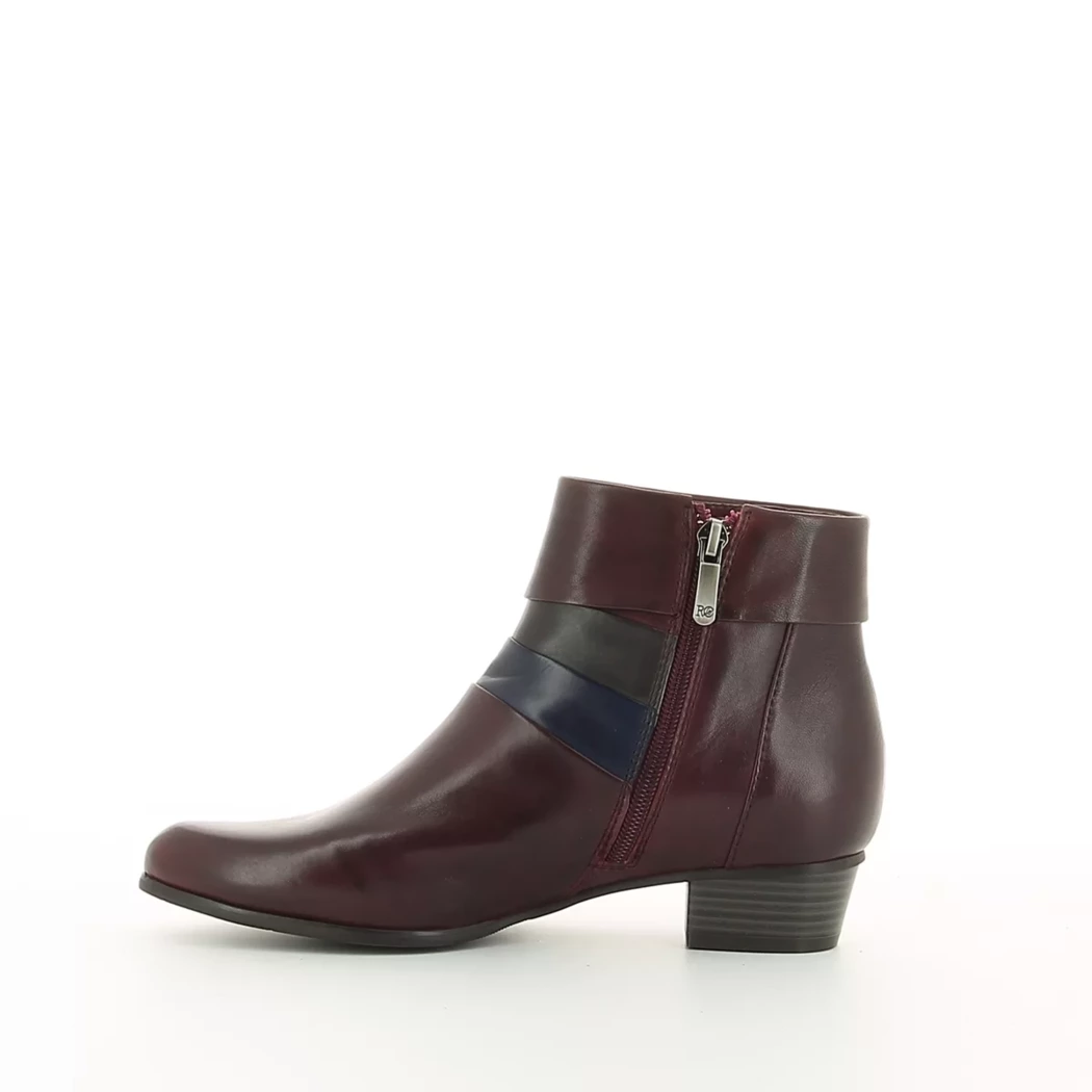 Image (4) de la chaussures Regarde le ciel - Boots Bordeaux en Cuir