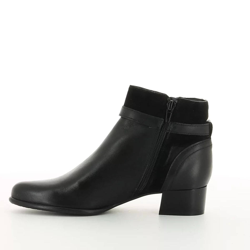 Image (4) de la chaussures Desir de fuite - Boots Noir en Cuir