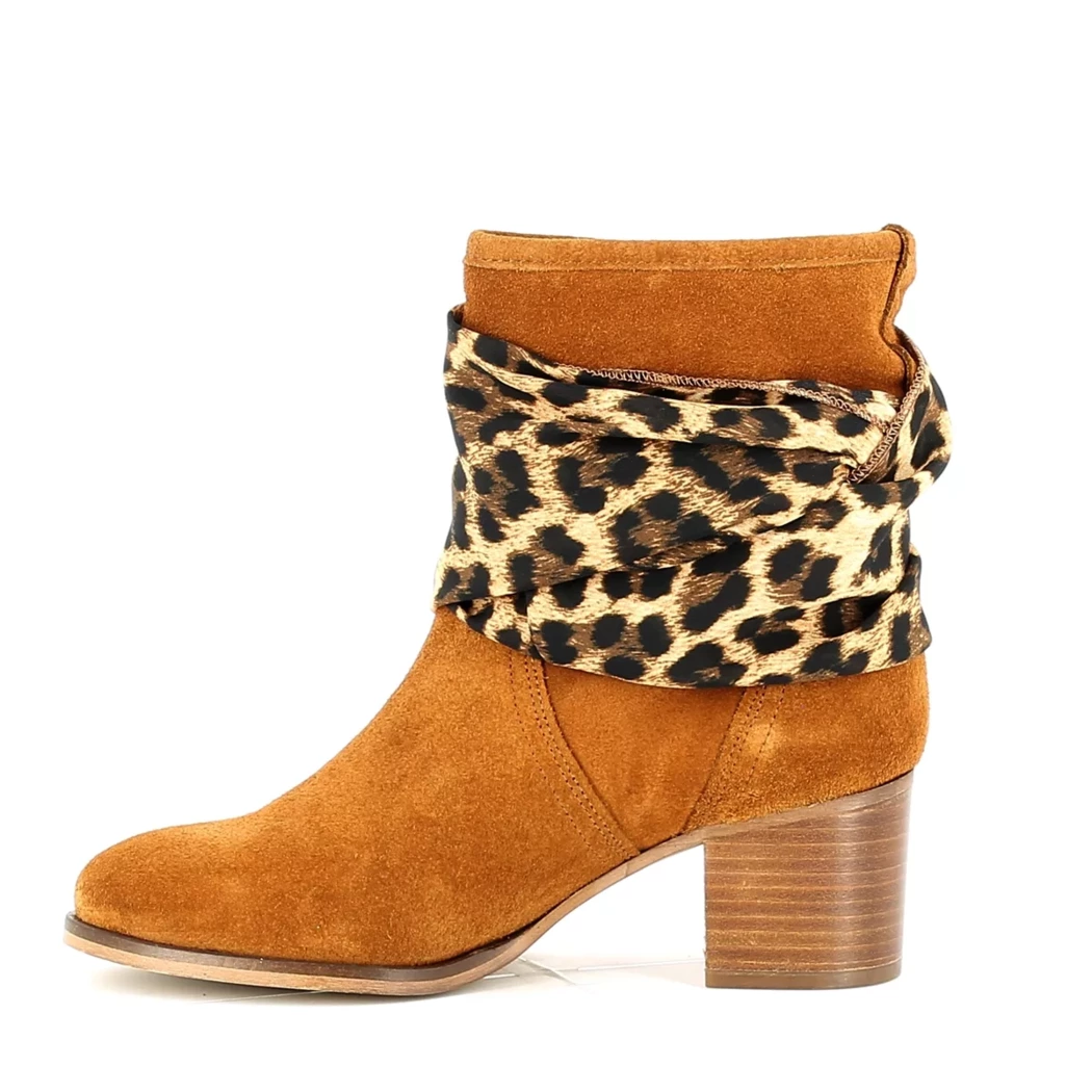 Image (4) de la chaussures Riva Blu - Boots Cuir naturel / Cognac en Cuir nubuck