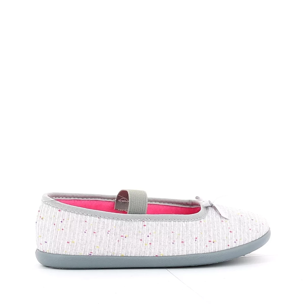 Image (2) de la chaussures Cypres Kids - Pantoufles et Chaussons Gris en Textile