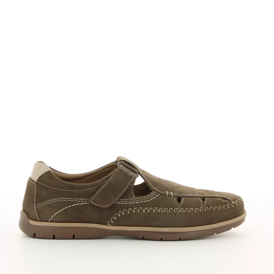 Image (2) de la chaussures Off Shore - Sandales et Nu-Pieds Taupe en Cuir