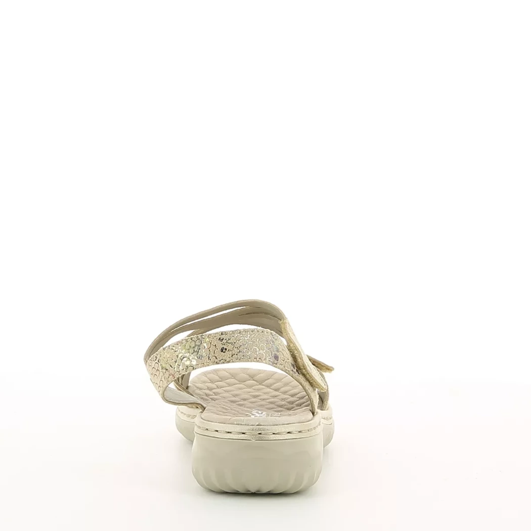 Image (3) de la chaussures Rieker - Sandales et Nu-Pieds Beige en Cuir nubuck