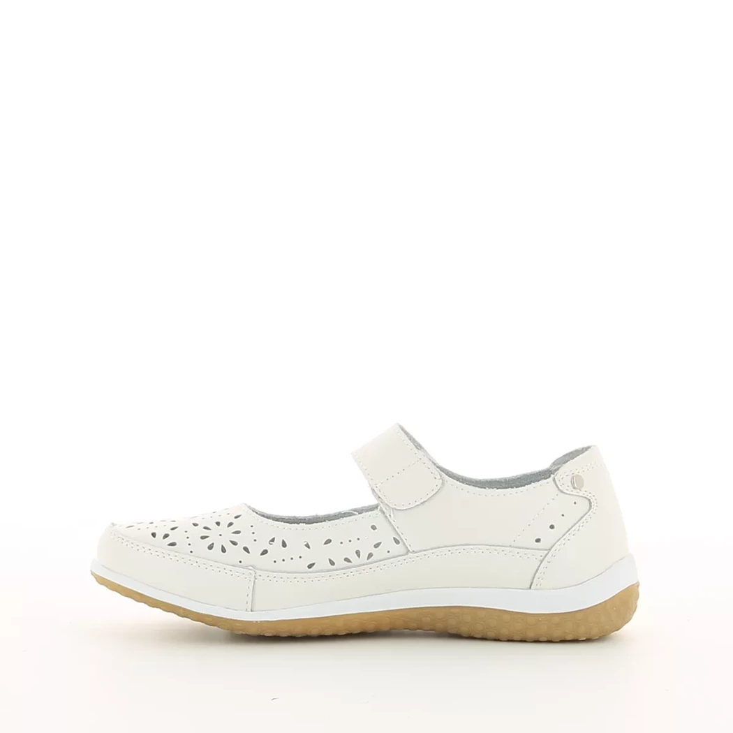 Image (4) de la chaussures Desir De Fuite - Ballerines Blanc en Cuir