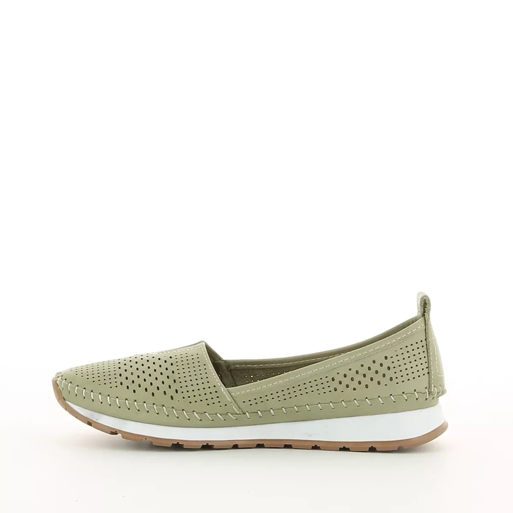 Image (4) de la chaussures Cosmos Comfort - Mocassins Vert en Cuir