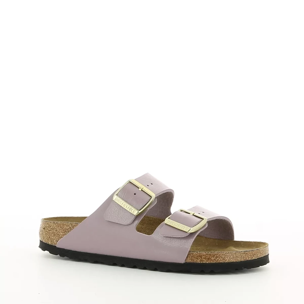 Image (1) de la chaussures Birkenstock - Mules et Sabots Violet / Lilas en Cuir synthétique