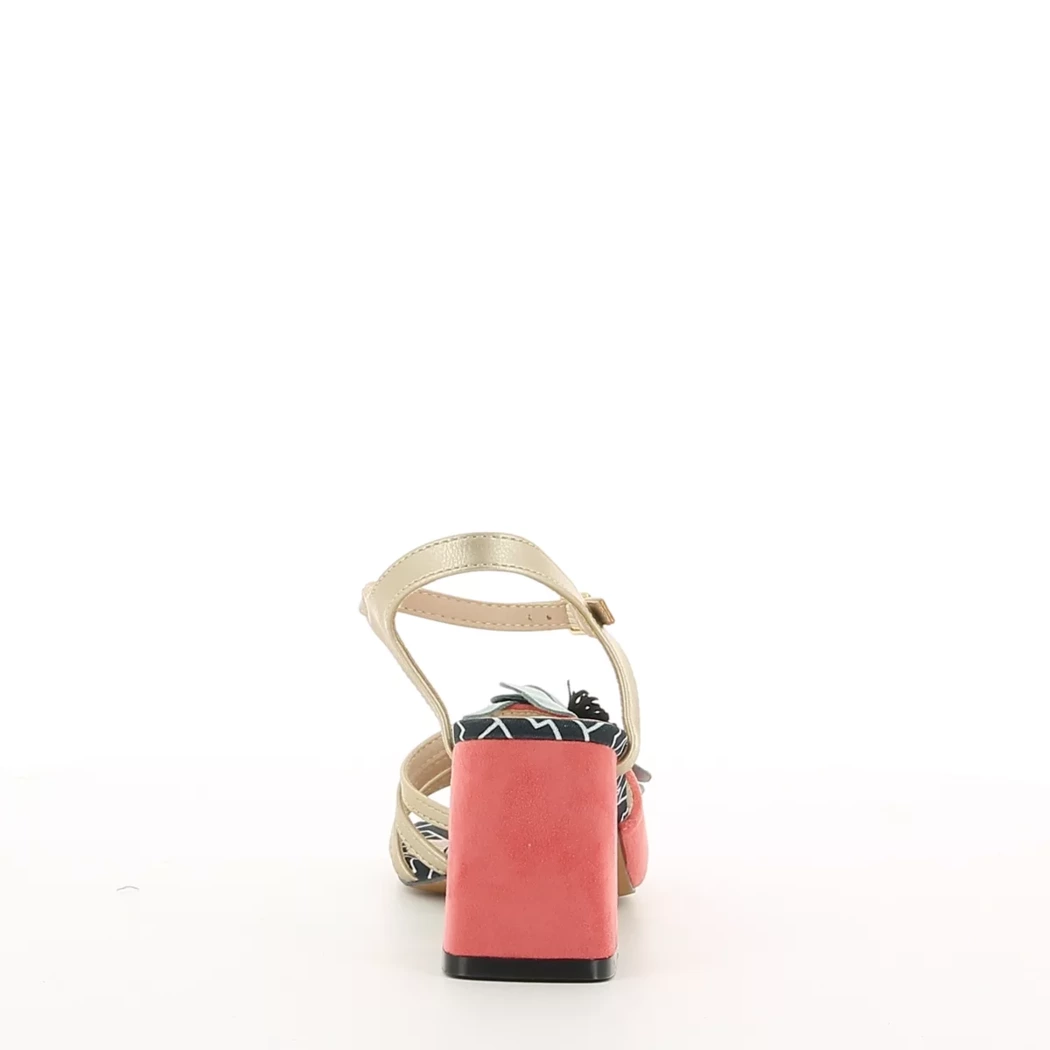 Image (3) de la chaussures Rosa Amada - Sandales et Nu-Pieds Rouge en Cuir nubuck
