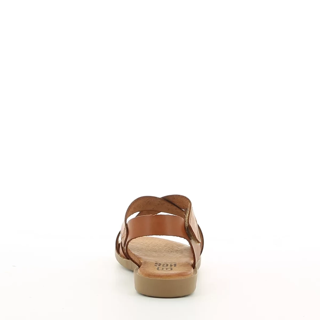 Image (3) de la chaussures Hee - Sandales et Nu-Pieds Cuir naturel / Cognac en Cuir