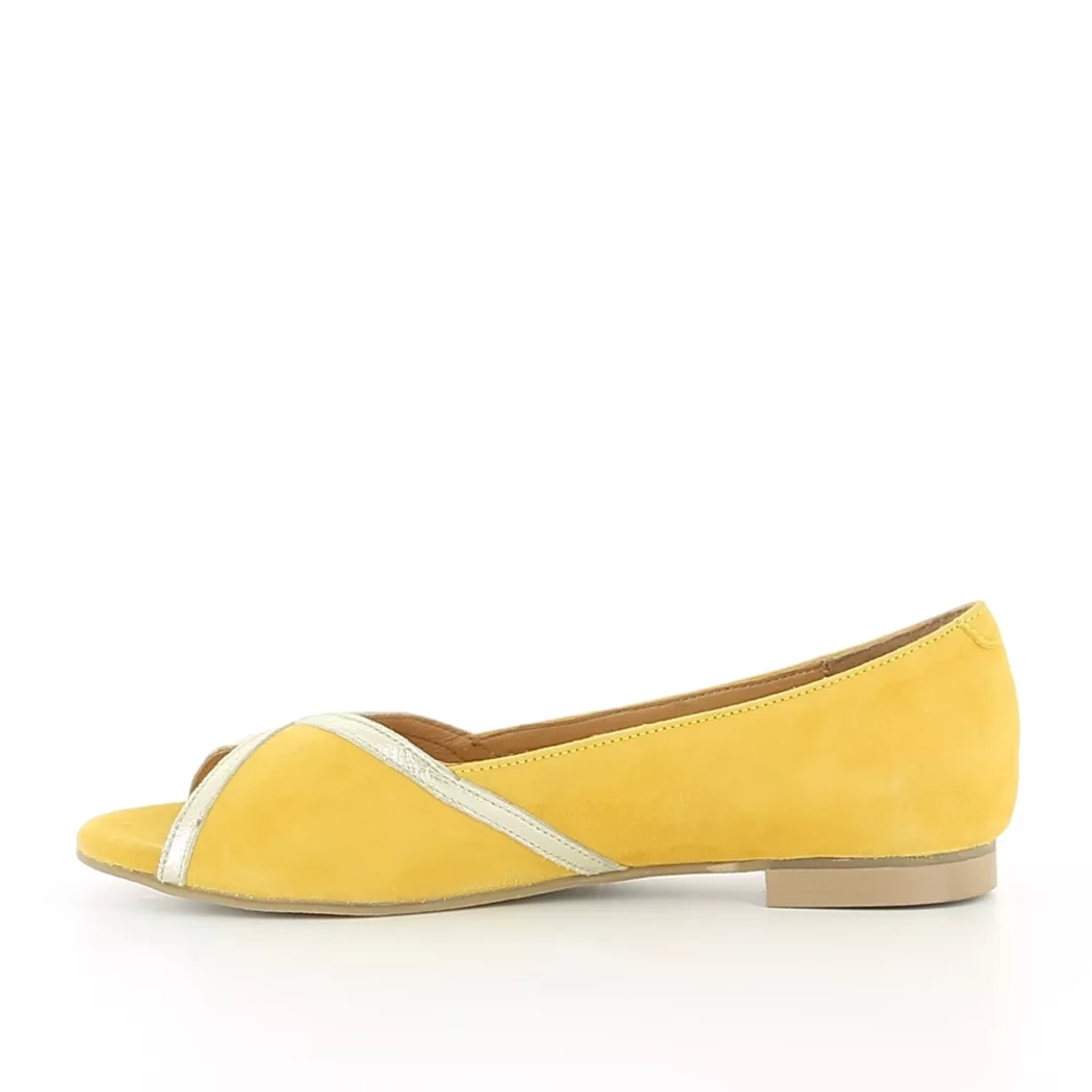 Image (4) de la chaussures We Do - Ballerines Jaune en Cuir nubuck