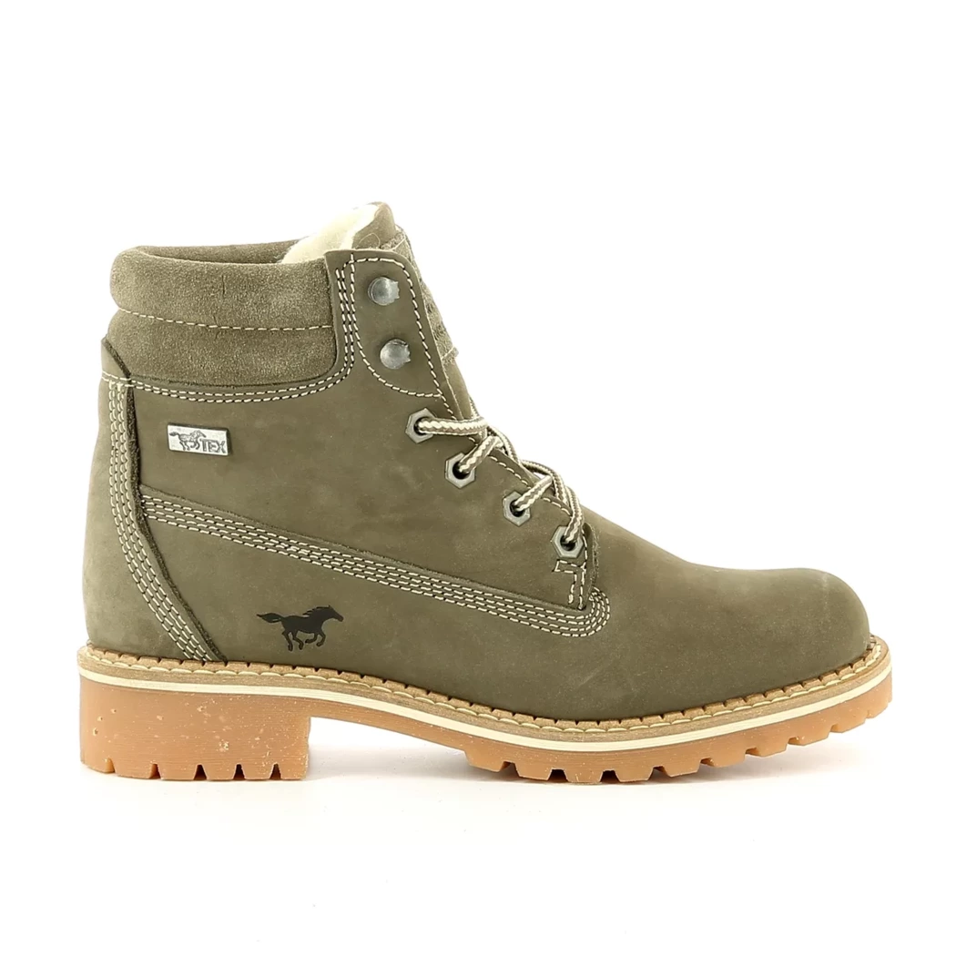 Image (2) de la chaussures Mustang - Bottines Taupe en Cuir nubuck