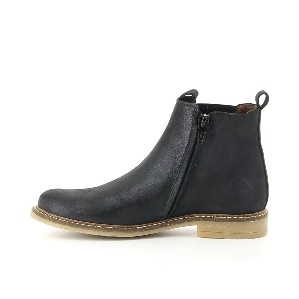 Image (4) de la chaussures Bellamy - Boots Bleu en Cuir nubuck