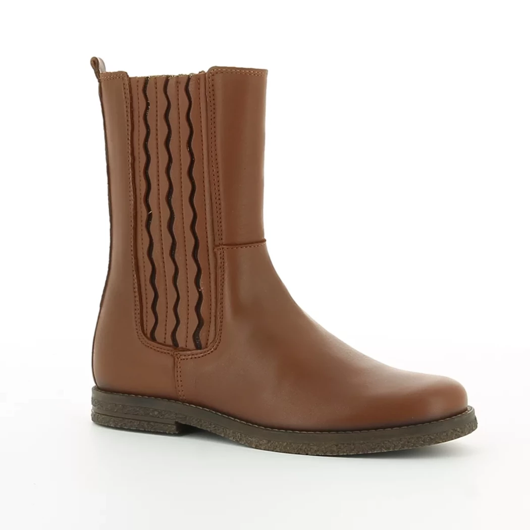 Image (1) de la chaussures Little David - Boots Cuir naturel / Cognac en Cuir