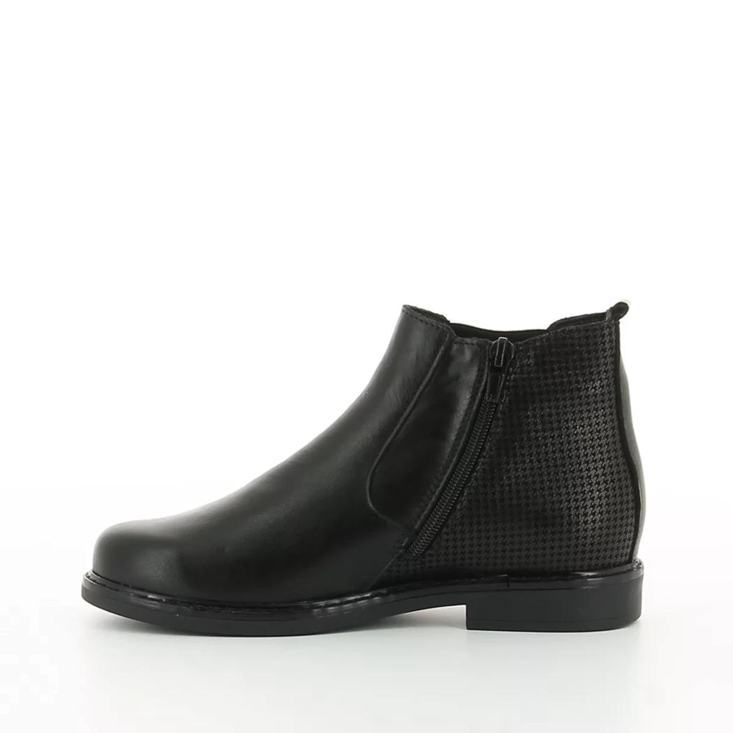 Image (4) de la chaussures Bopy - Boots Noir en Cuir