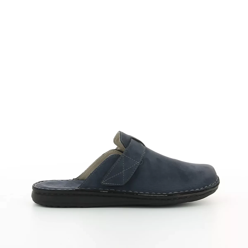 Image (2) de la chaussures Calba - Mules et Sabots Bleu en Cuir nubuck