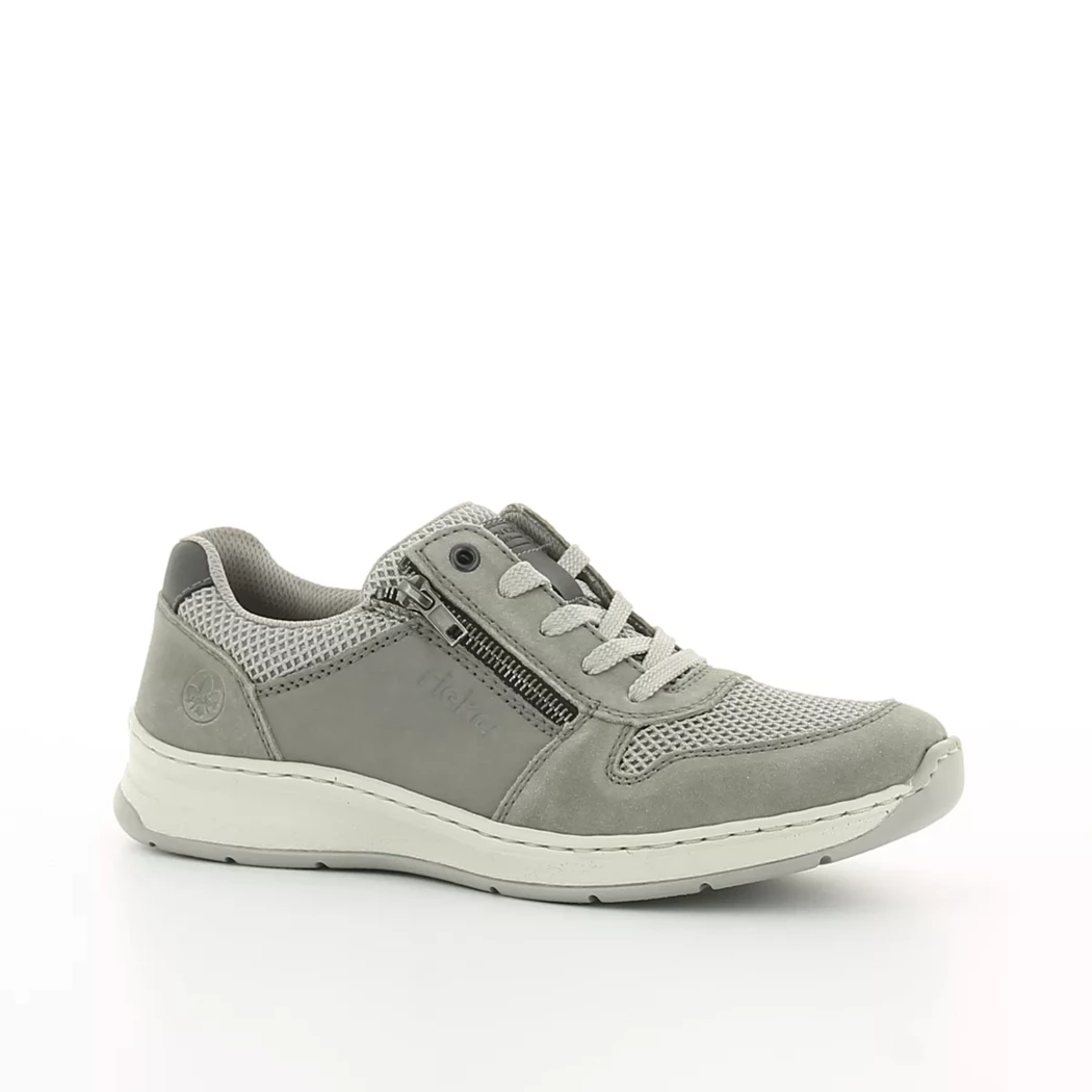 Image (1) de la chaussures Rieker - Baskets Gris en Cuir nubuck