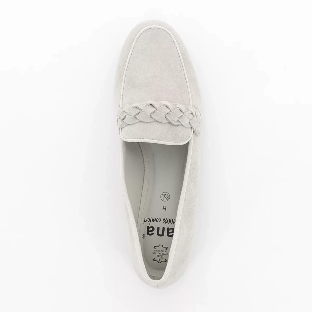 Image (6) de la chaussures Jana - Mocassins Gris en Cuir nubuck