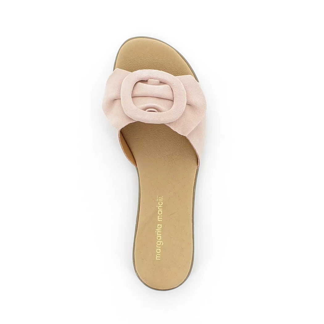 Image (6) de la chaussures Margarita Mariotti - Mules et Sabots Rose en Cuir nubuck