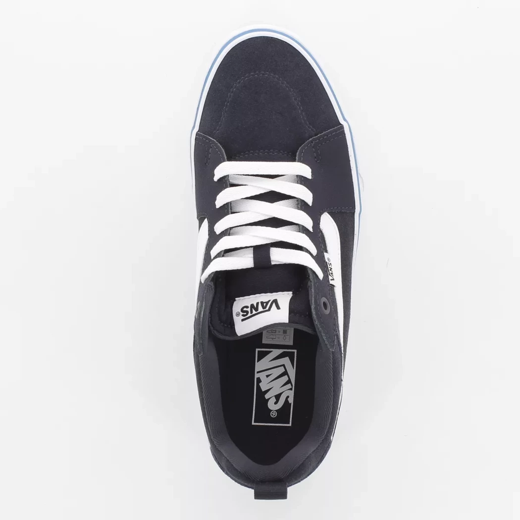 Image (6) de la chaussures Vans - Baskets Bleu en Cuir nubuck