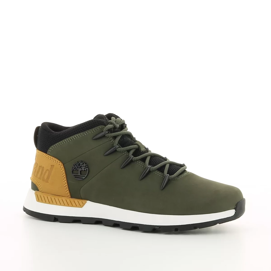 Image (1) de la chaussures Timberland - Bottines Vert en Cuir nubuck