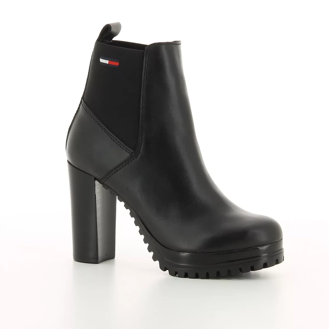 Image (1) de la chaussures Tommy Hilfiger - Boots Noir en Cuir