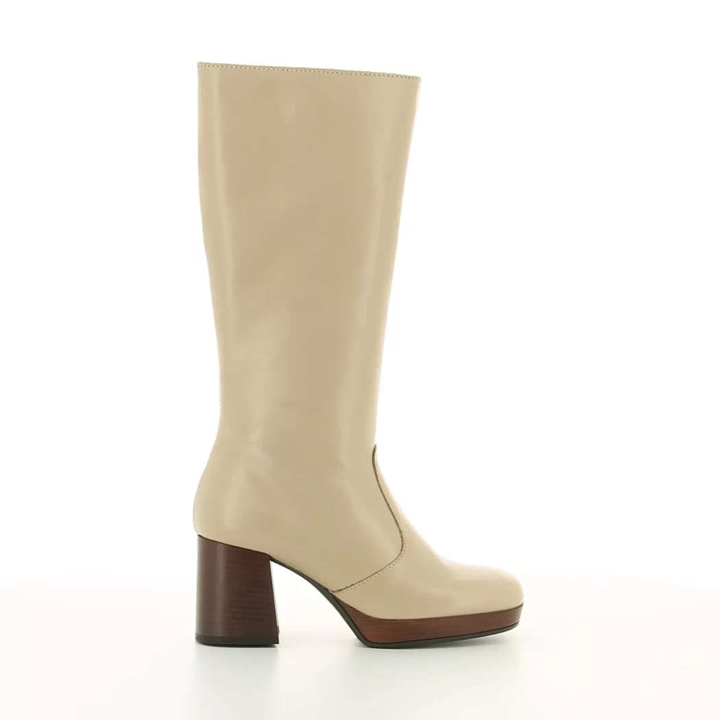 Image (2) de la chaussures Bull Boxer - Bottes Beige en Cuir