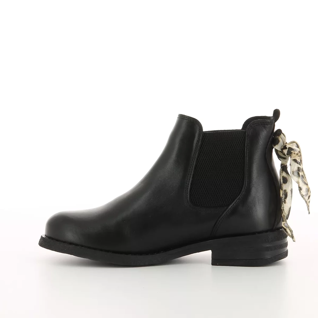 Image (4) de la chaussures Goodstep - Boots Noir en Cuir