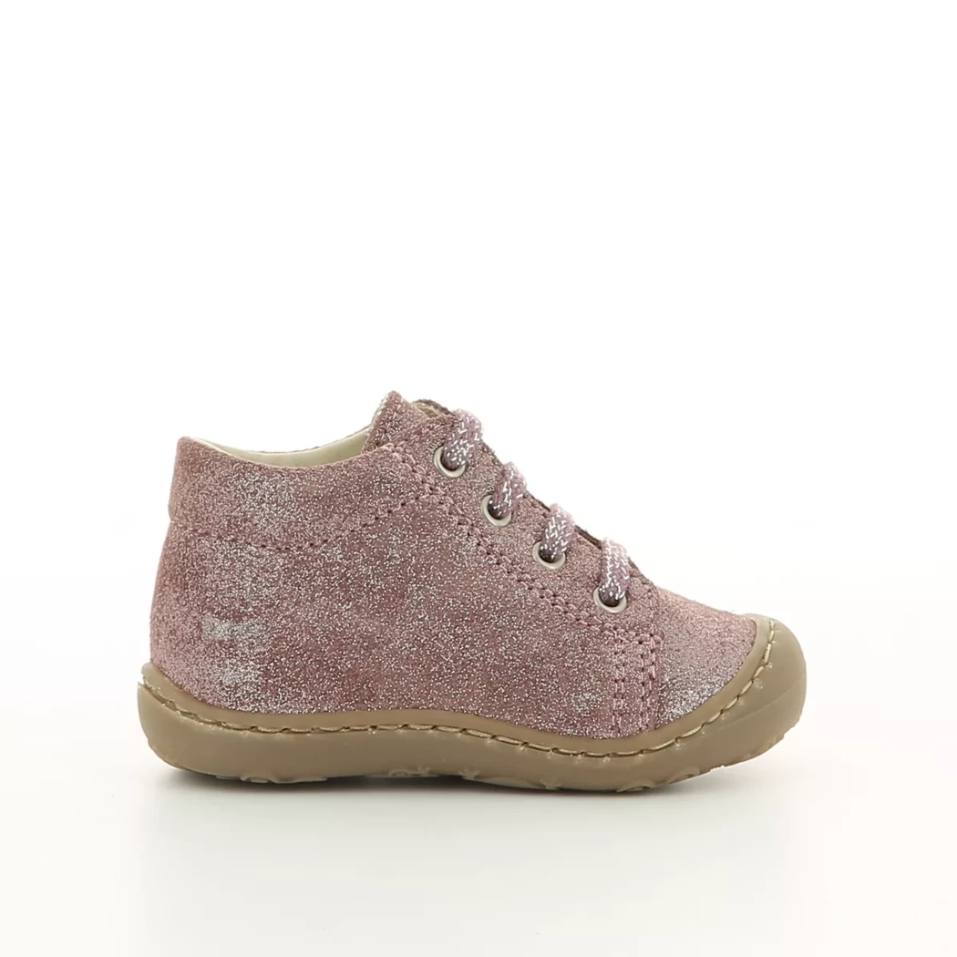 Image (2) de la chaussures Bopy - Bottines Rose en Cuir nubuck