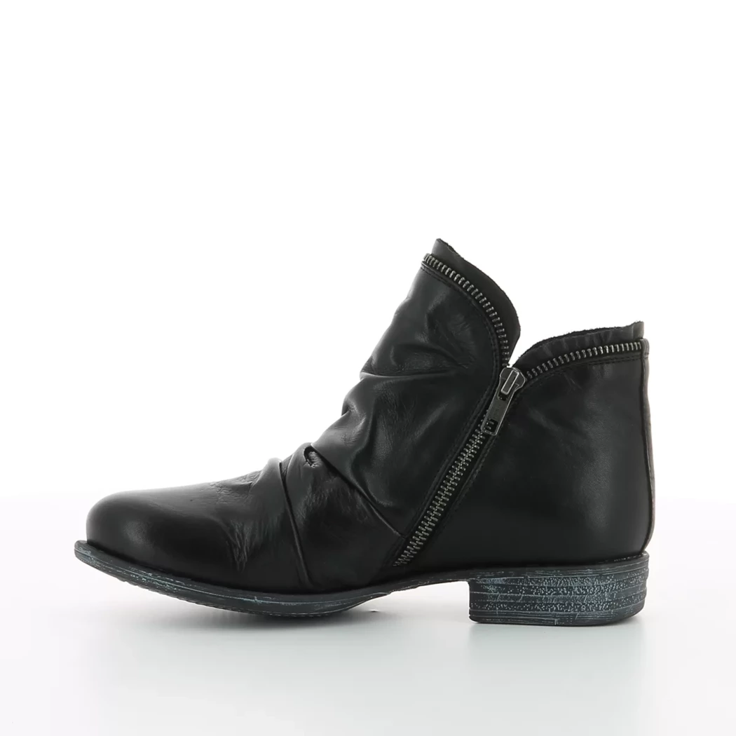 Image (4) de la chaussures Miz Mooz - Boots Noir en Cuir