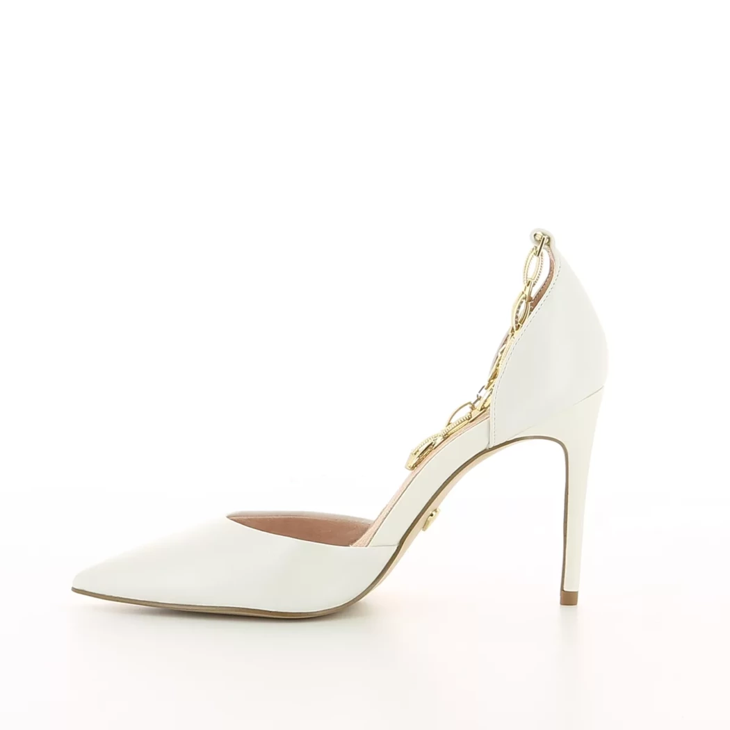 Image (4) de la chaussures Tamaris - Escarpins Blanc en Cuir