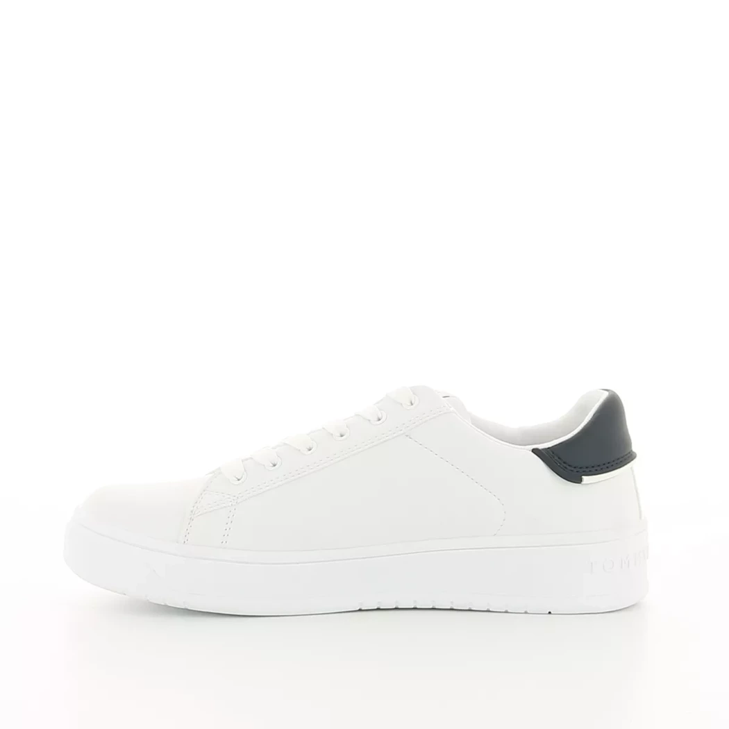 Image (4) de la chaussures Tommy Hilfiger - Baskets Blanc en Cuir synthétique