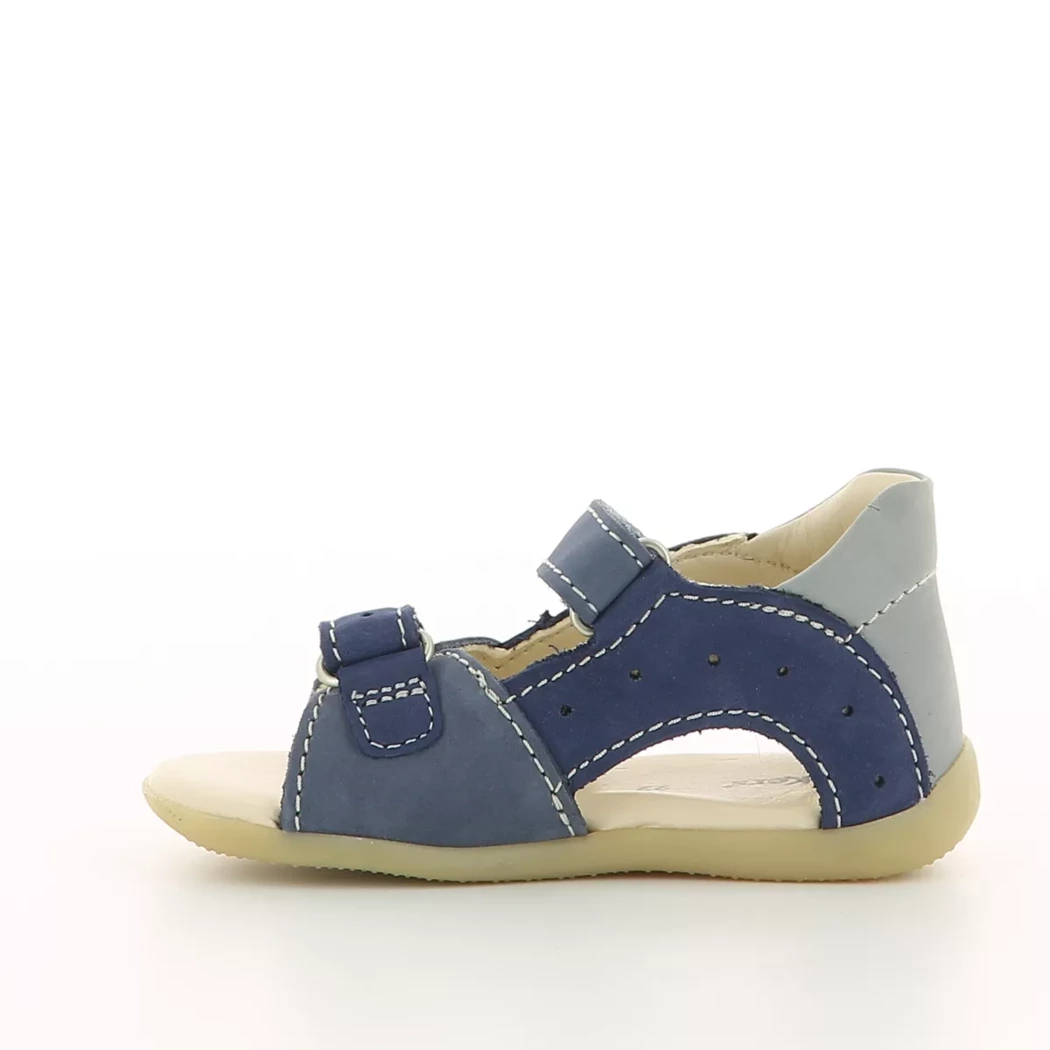 Image (4) de la chaussures Kickers - Sandales et Nu-Pieds Bleu en Cuir nubuck