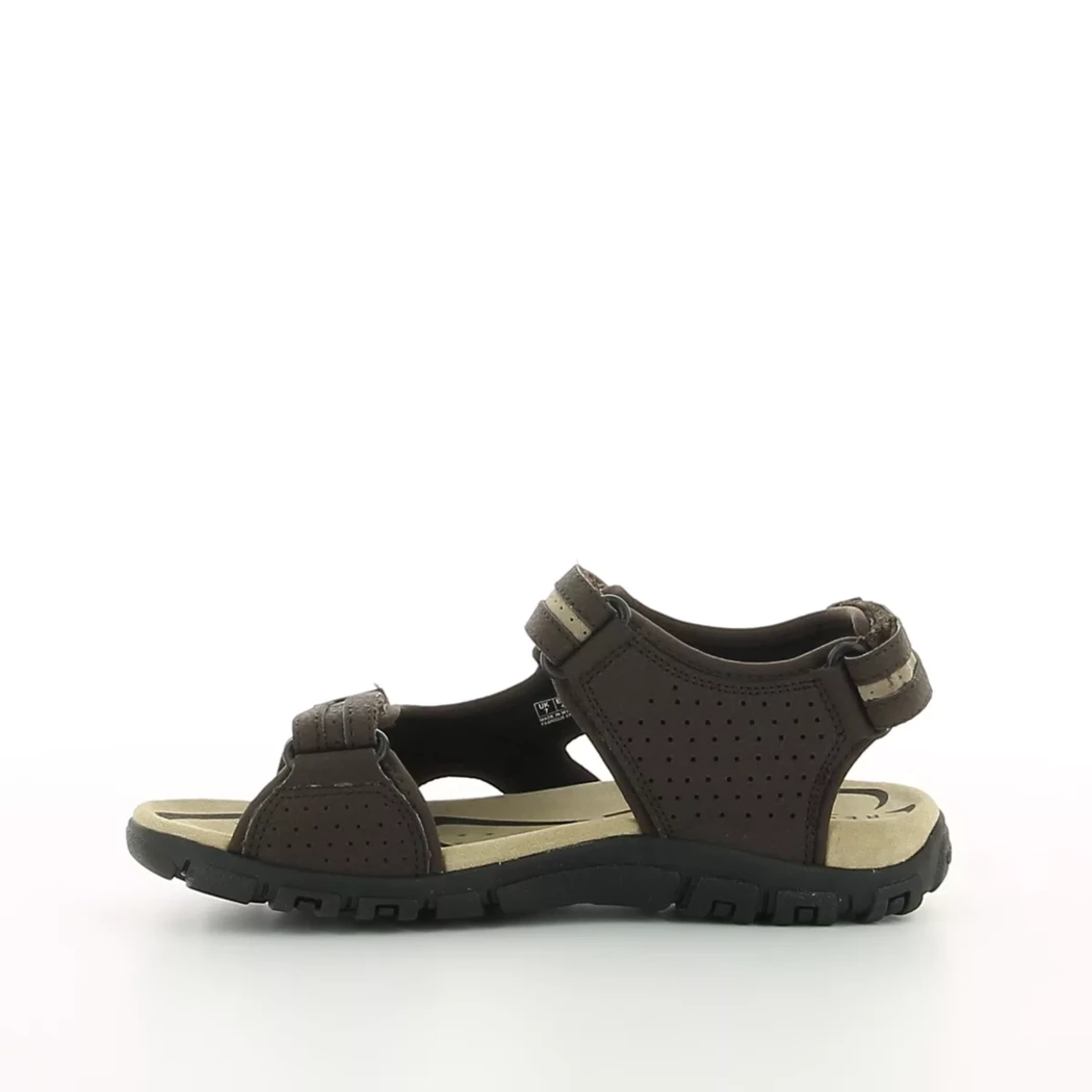 Image (4) de la chaussures Geox - Sandales et Nu-Pieds Marron en Cuir nubuck