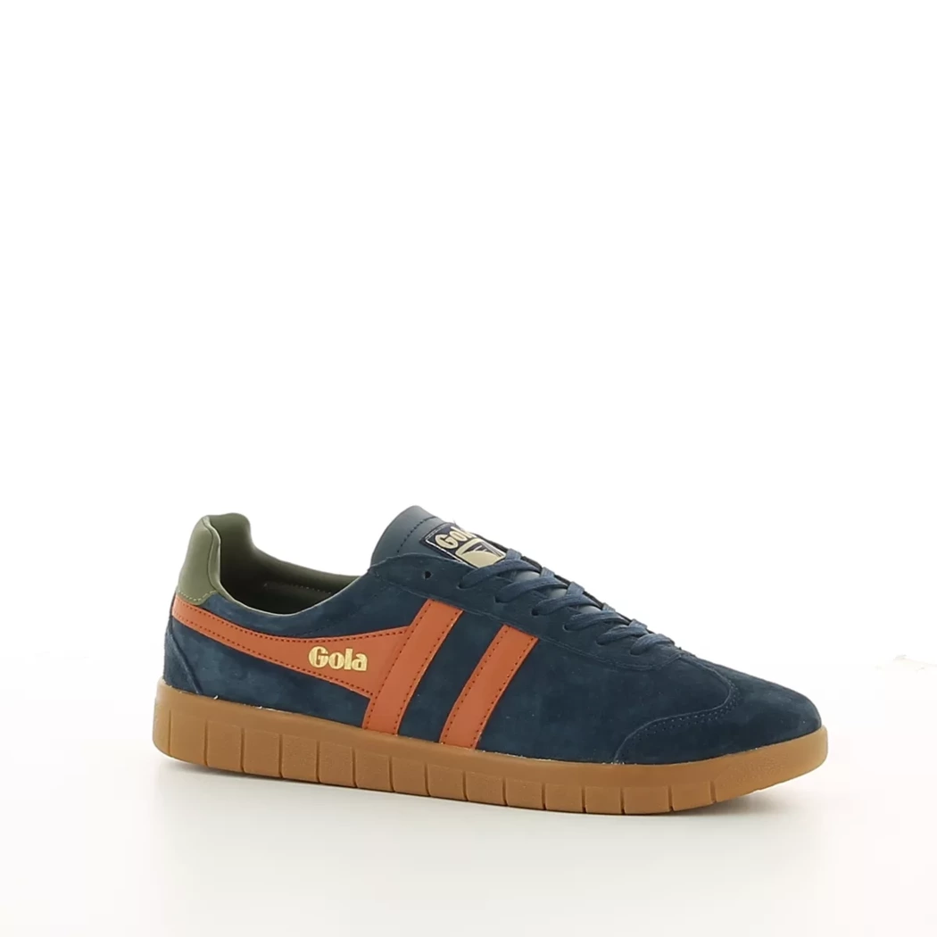 Image (1) de la chaussures Gola - Baskets Bleu en Cuir nubuck