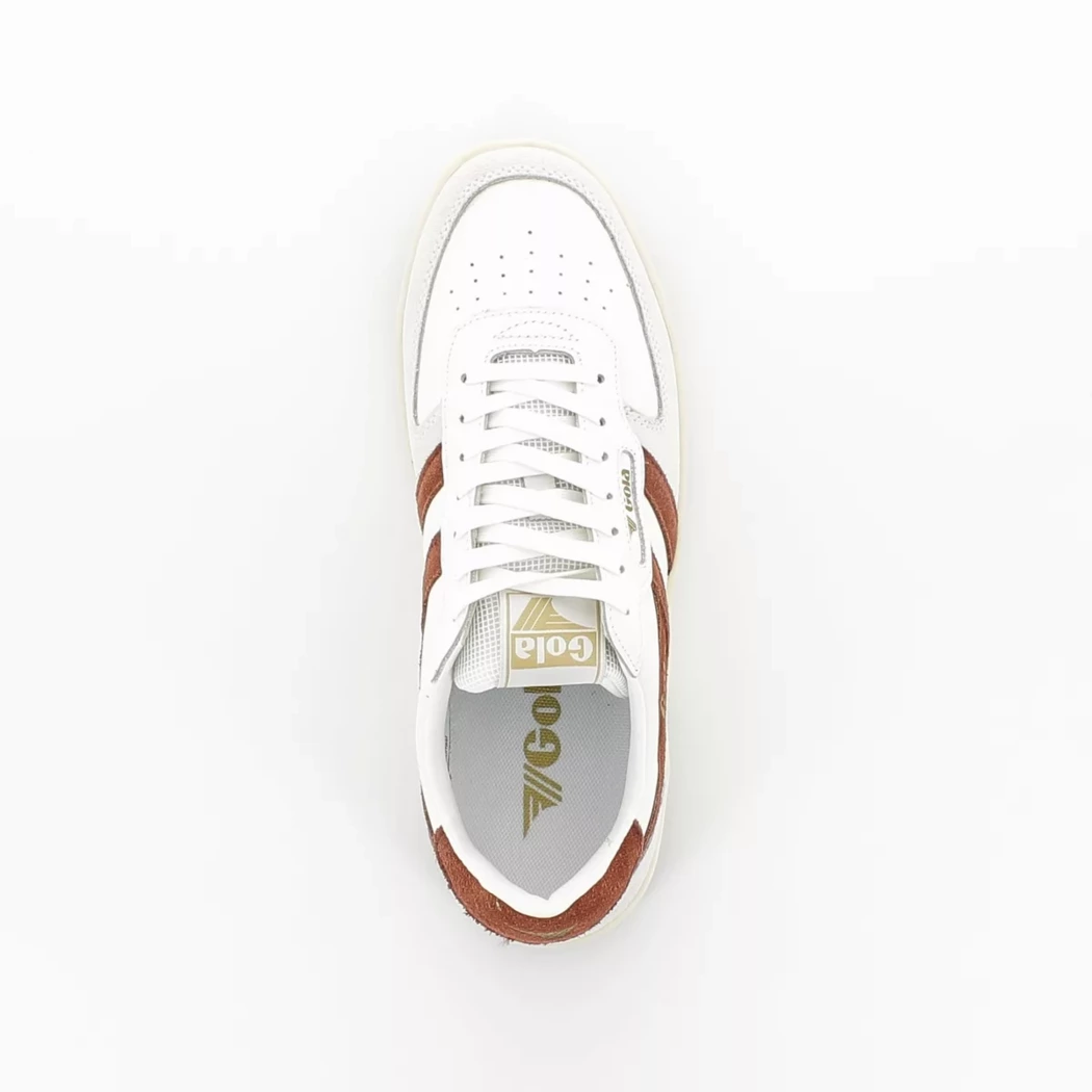 Image (6) de la chaussures Gola - Baskets Blanc en Cuir