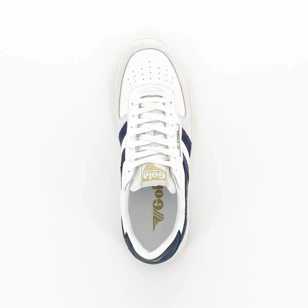 Image (6) de la chaussures Gola - Baskets Blanc en Cuir