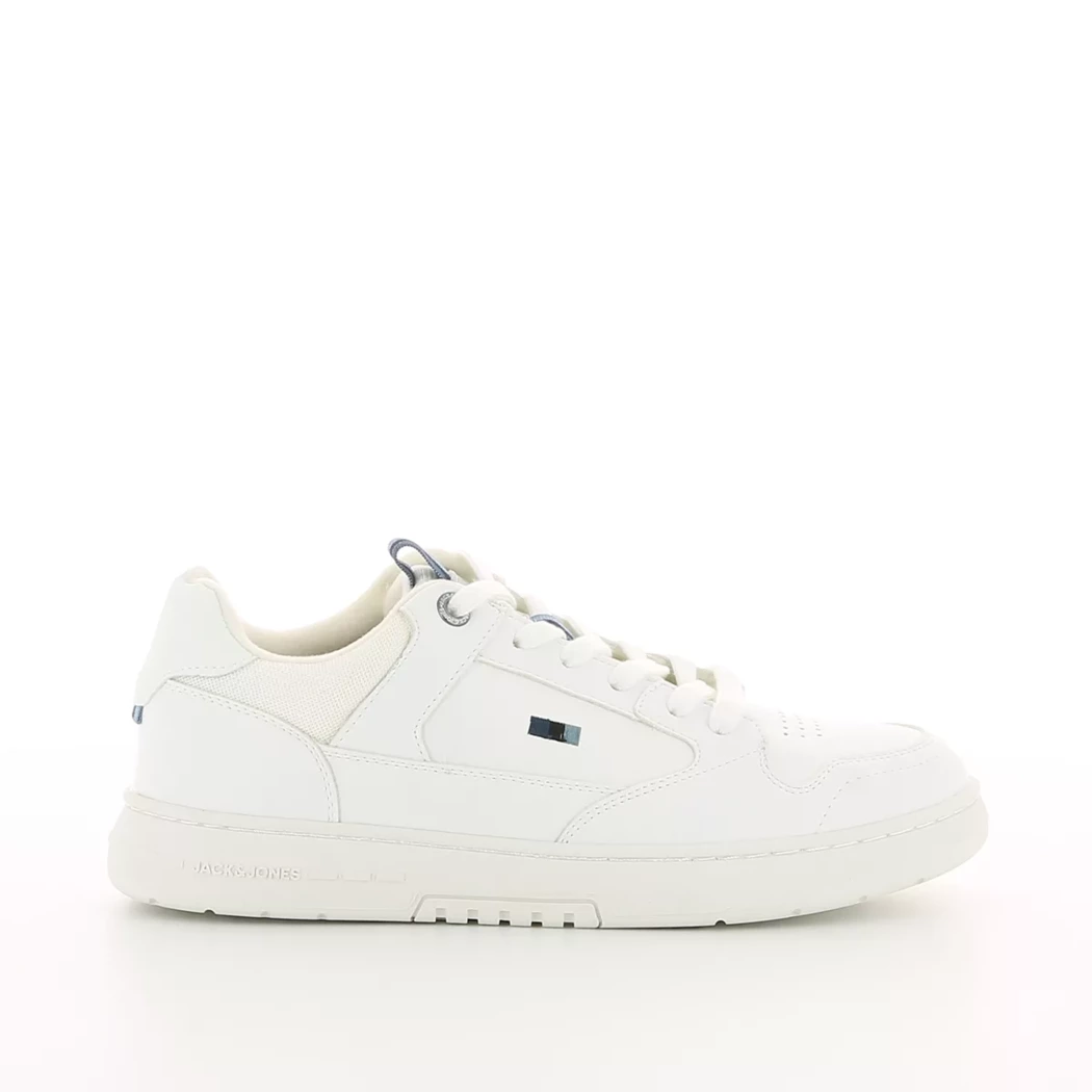 Image (2) de la chaussures Jack & Jones - Baskets Blanc en Cuir synthétique