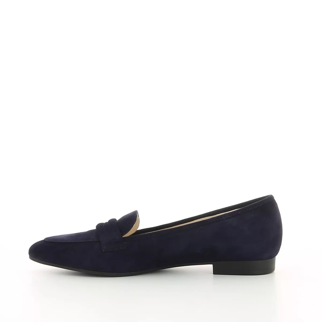 Image (4) de la chaussures Gabor - Mocassins Bleu en Cuir nubuck