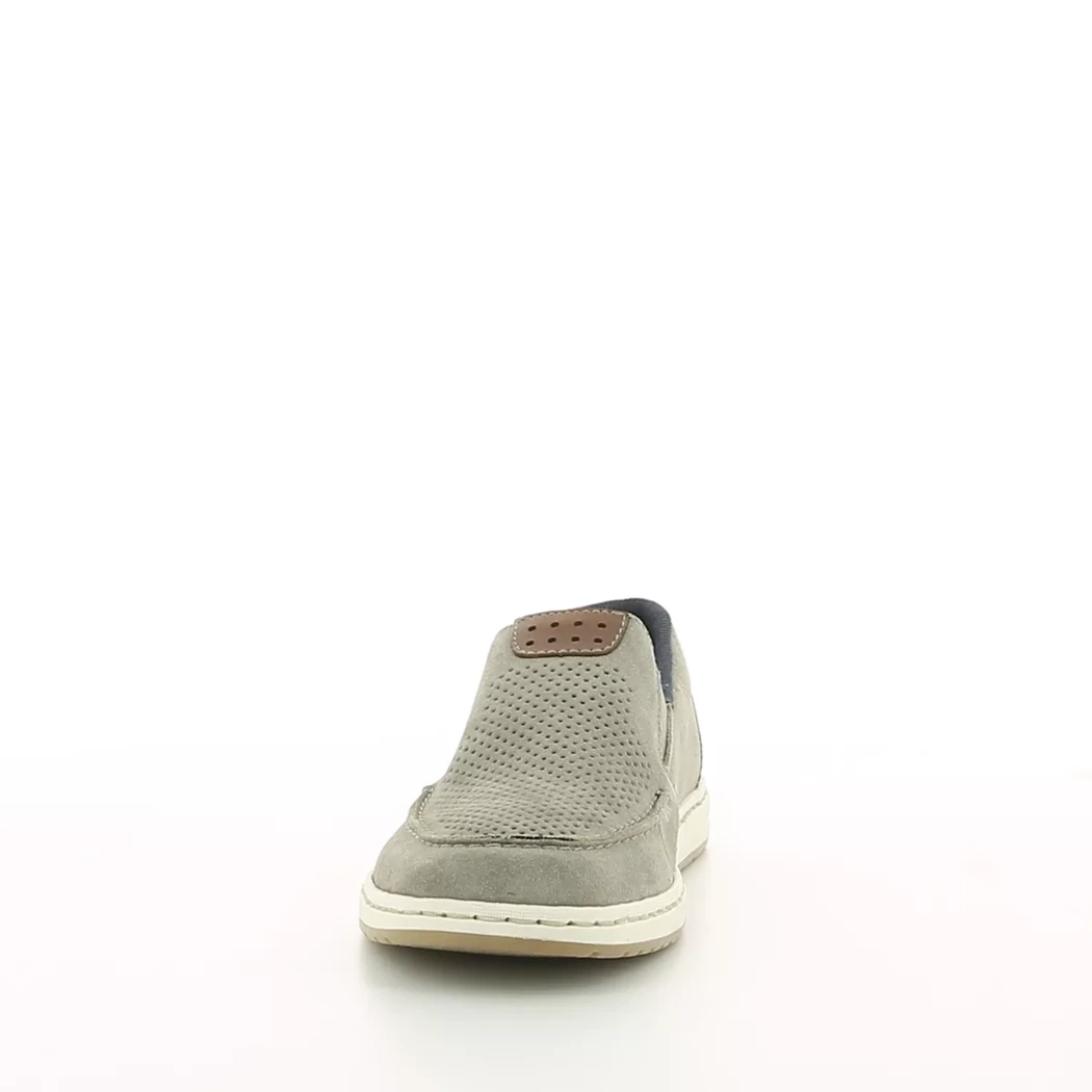 Image (5) de la chaussures Rieker - Mocassins Gris en Cuir nubuck