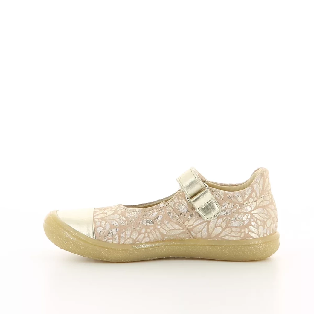 Image (4) de la chaussures Bellamy - Ballerines Rose en Cuir nubuck