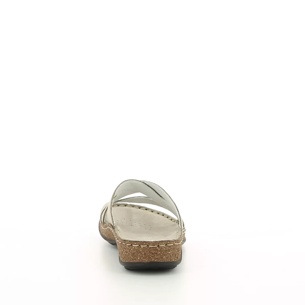 Image (3) de la chaussures Calba - Mules et Sabots Beige en Cuir nubuck