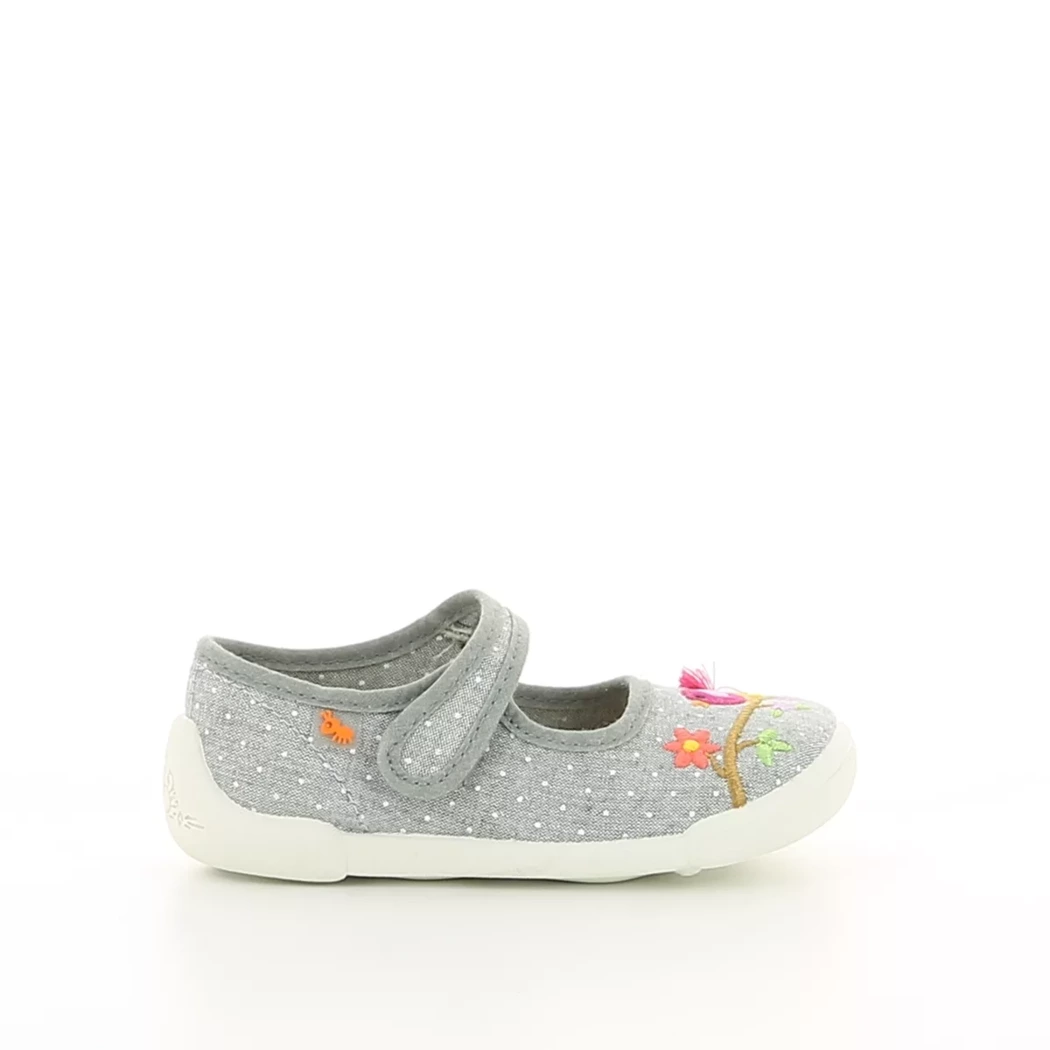 Image (2) de la chaussures Vul ladi - Ballerines Gris en Textile