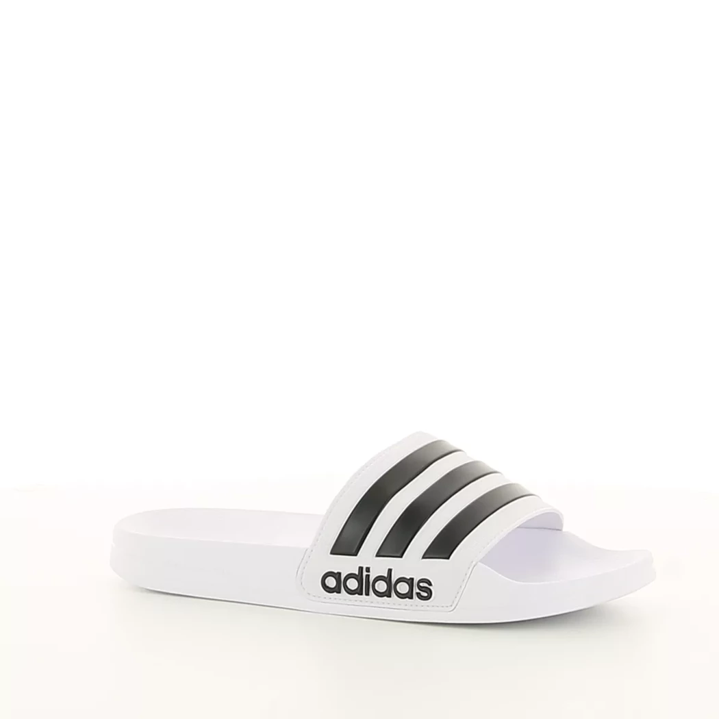 Image (1) de la chaussures Adidas - Tongs et Plage Blanc en Caoutchouc