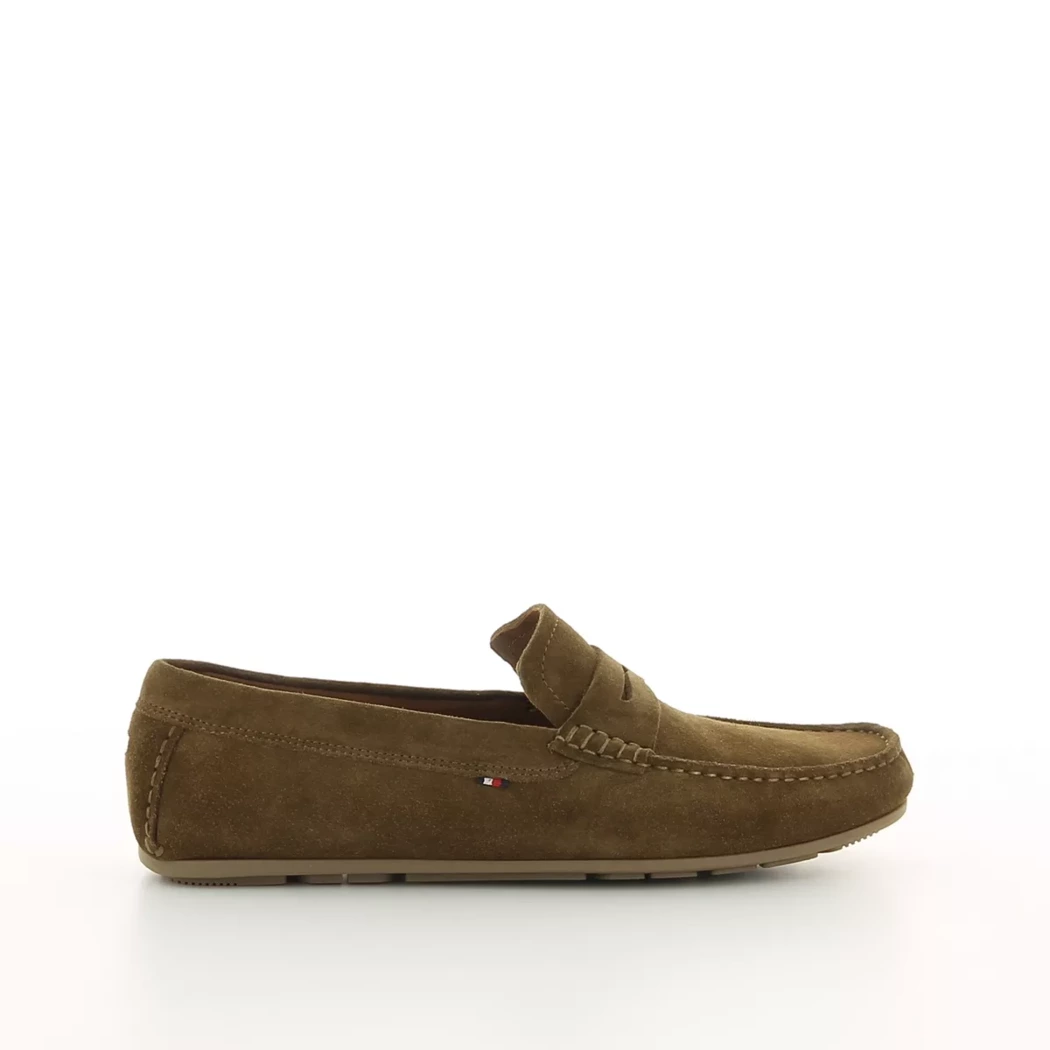 Image (2) de la chaussures Tommy Hilfiger - Mocassins Marron en Cuir nubuck