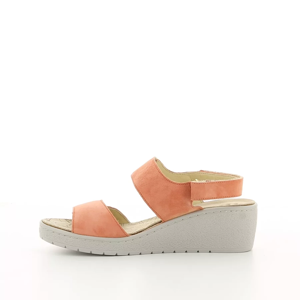 Image (4) de la chaussures Mephisto - Sandales et Nu-Pieds Orange en Cuir nubuck