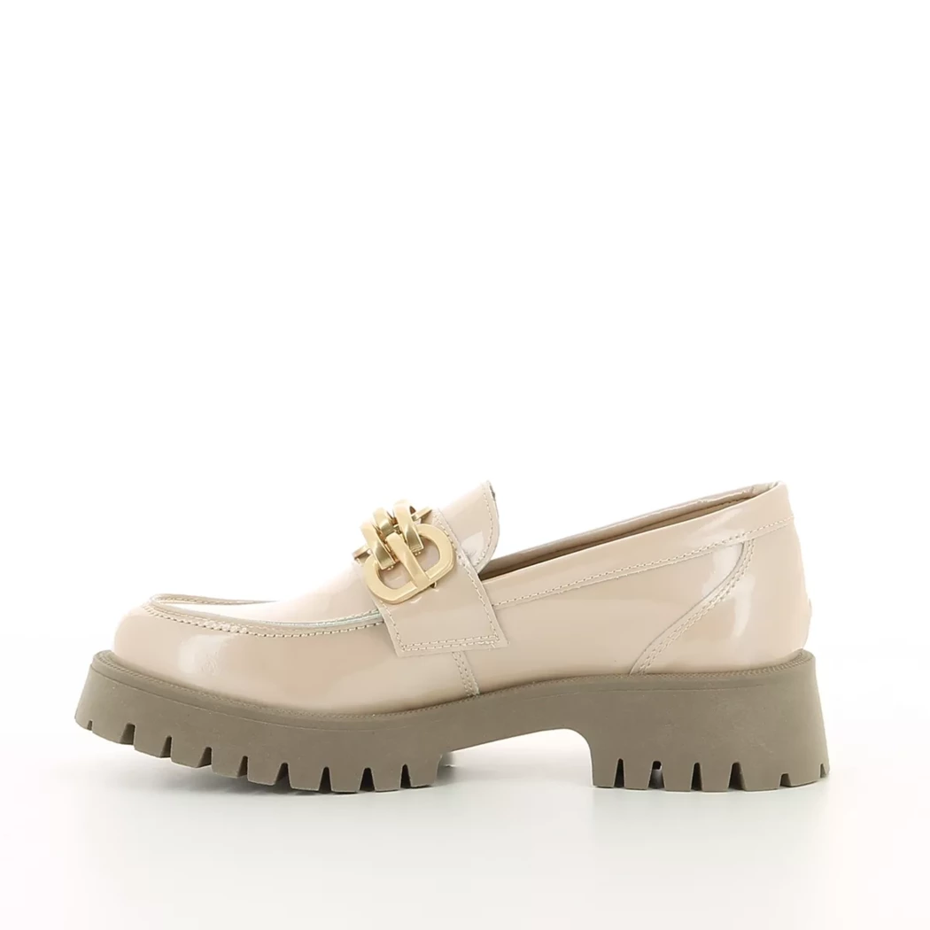 Image (4) de la chaussures Drakart - Mocassins Beige en Cuir vernis